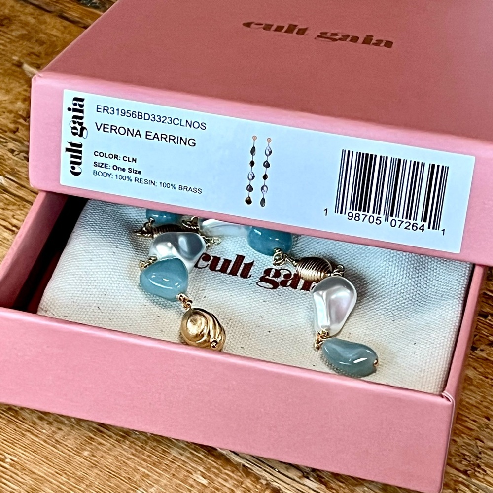 🌺🎉HP🎉🌺 NWT Cult Gaia Verona Earrings - Picture 16 of 16